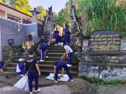Kegiatan Sosial LPK Kita Haruka Bali dan LPK  Bali Global  Academy